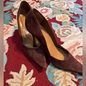 Elegant Brown suede Women's Heels